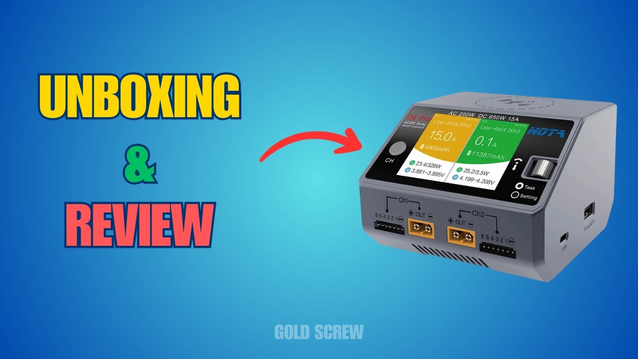 HOTA D6 Pro Charger Review | Dual-Channel Smart Battery Charger