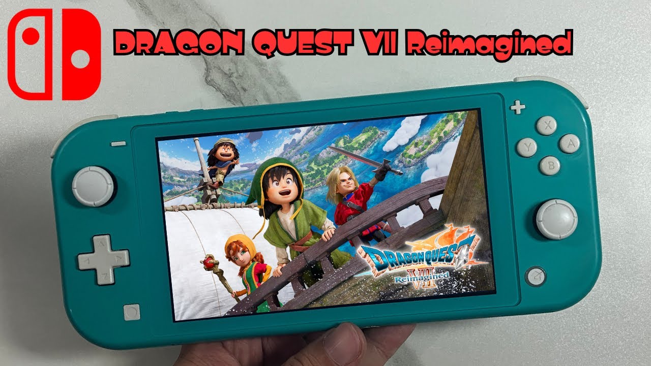 DRAGON QUEST VII Reimagined on Nintendo Switch Lite Handheld Performance Test