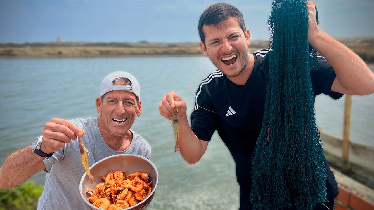 Nos fuimos a Pescar LANGOSTINOS y luego los COCINAMOS