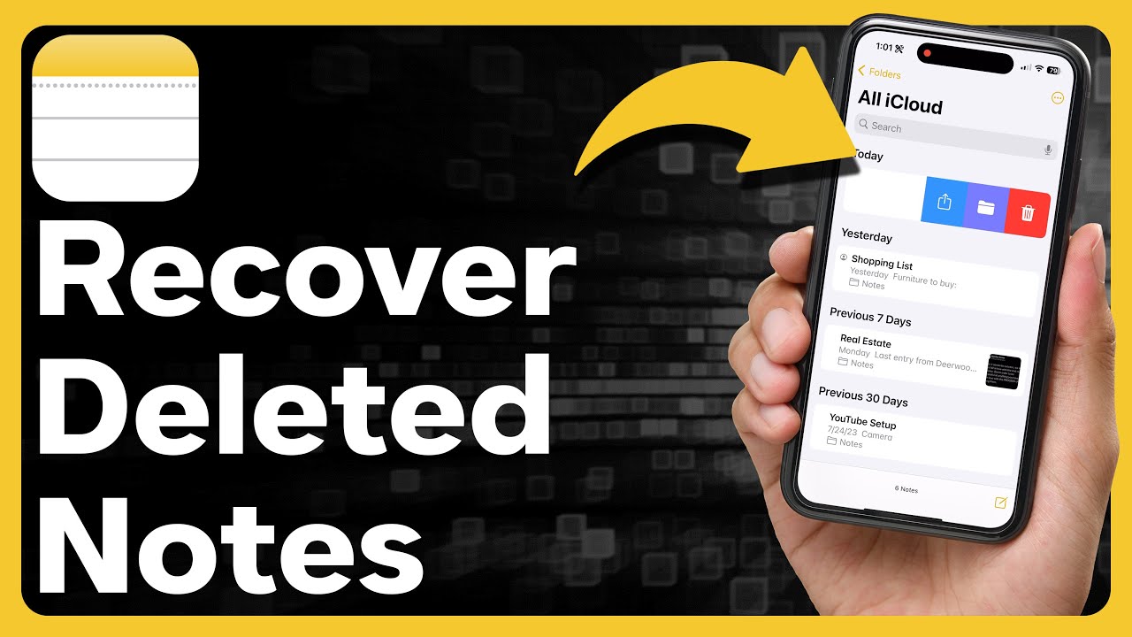 How To Recover Deleted Notes On iPhone