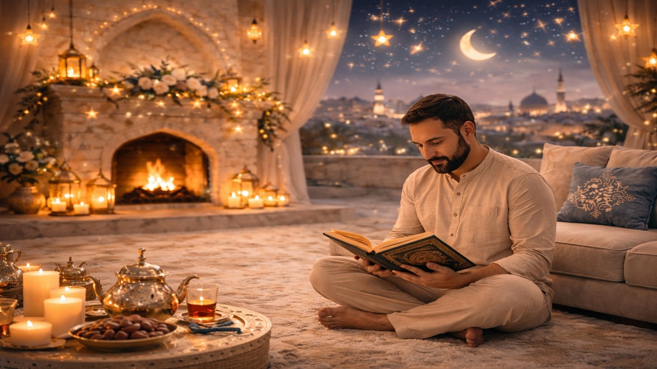Ramadan Ambience 2026 – Day 5 | Surah Al Nas/Lail | Saad Al Ghamdi | Reading Quran 4K | سورة البقرة