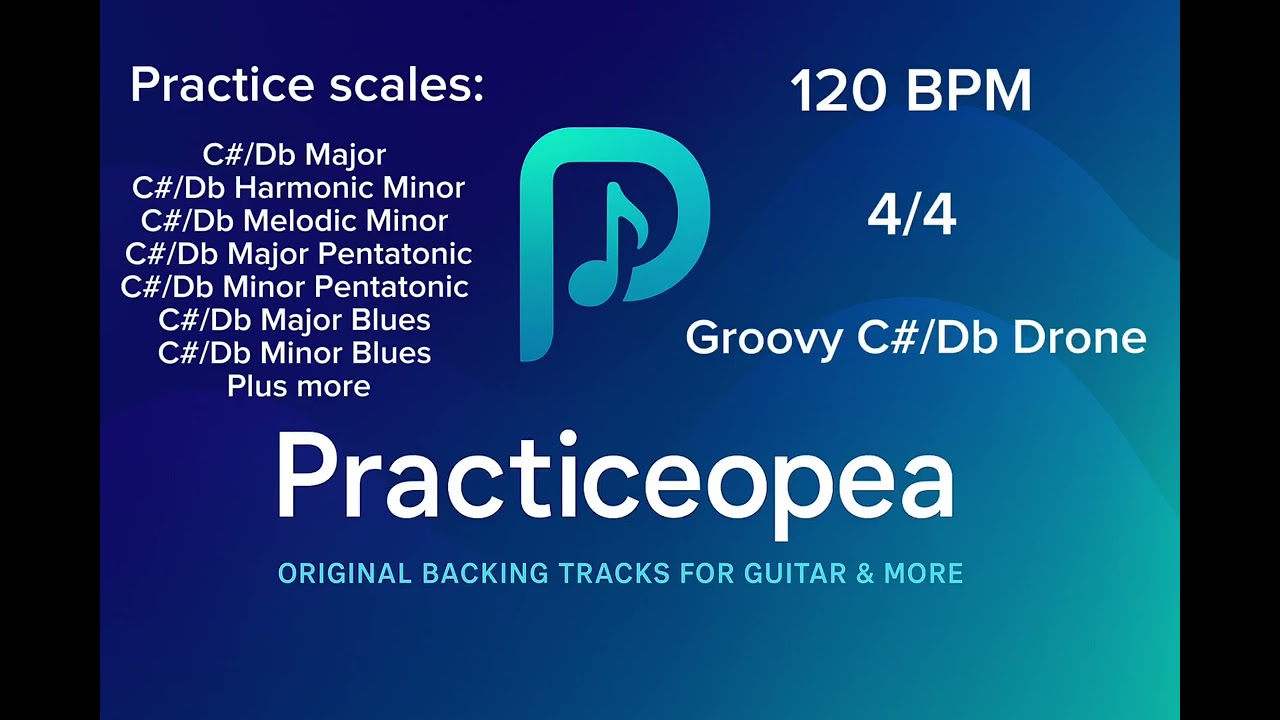 Groovy Synth C♯ / D♭ Drone – 120 BPM