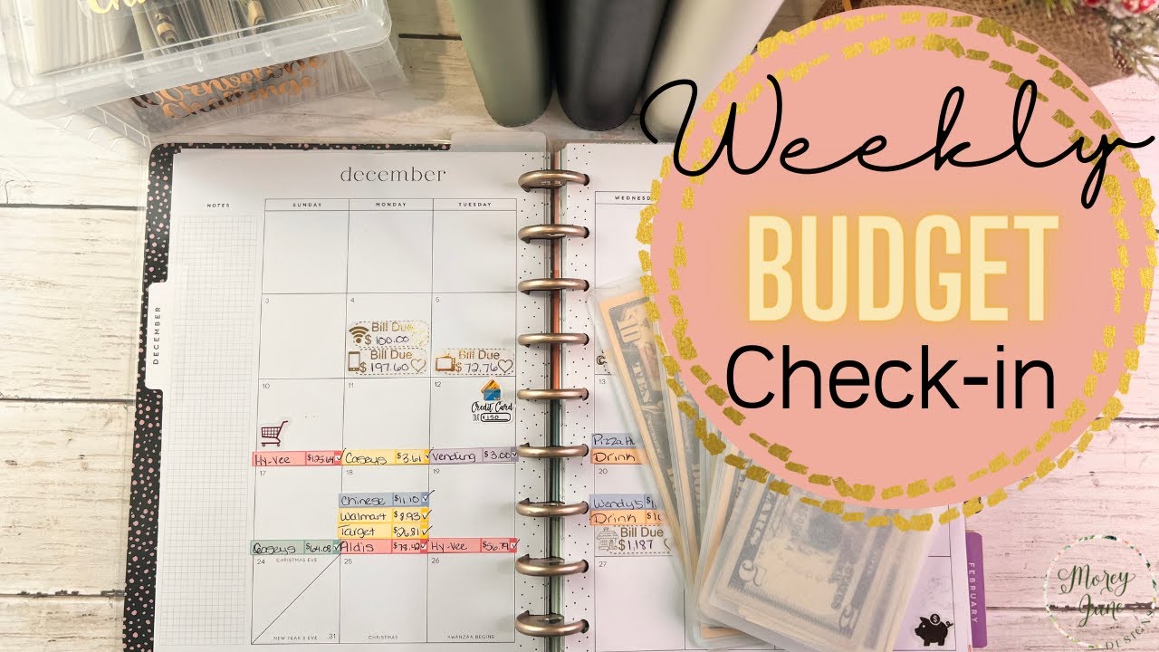 Weekly Check-In | $53 left over for Savings Challenges! | Morey June Designs