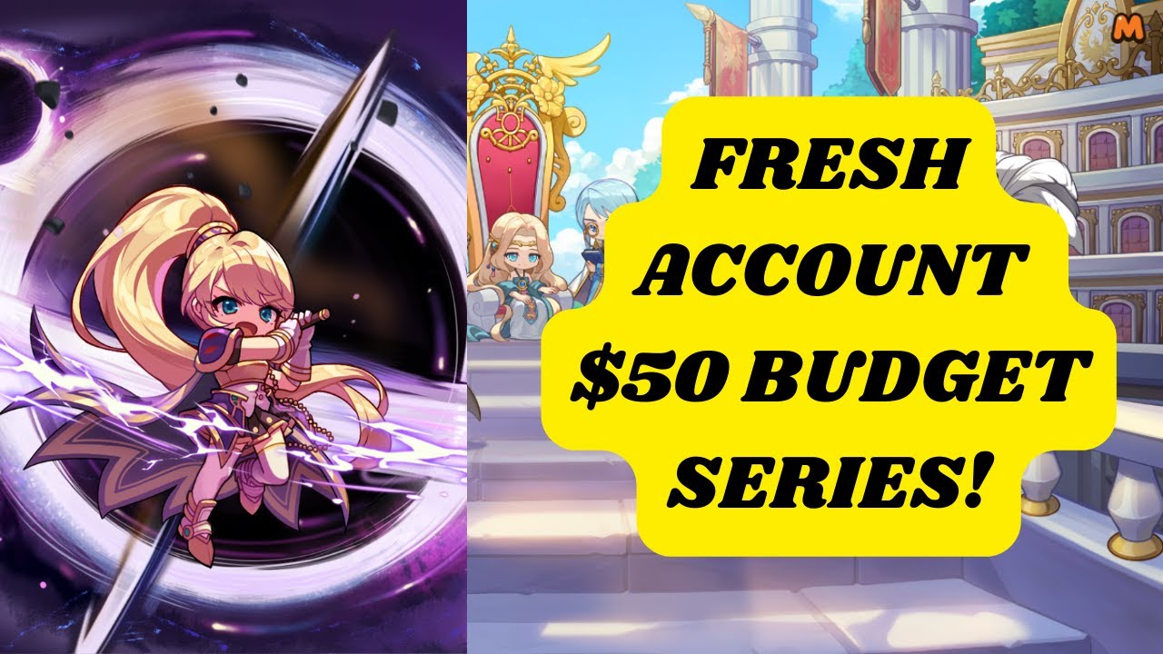 Maplestory M - New Fresh Start! $50 Per Month! Min Spending Series EP. 1