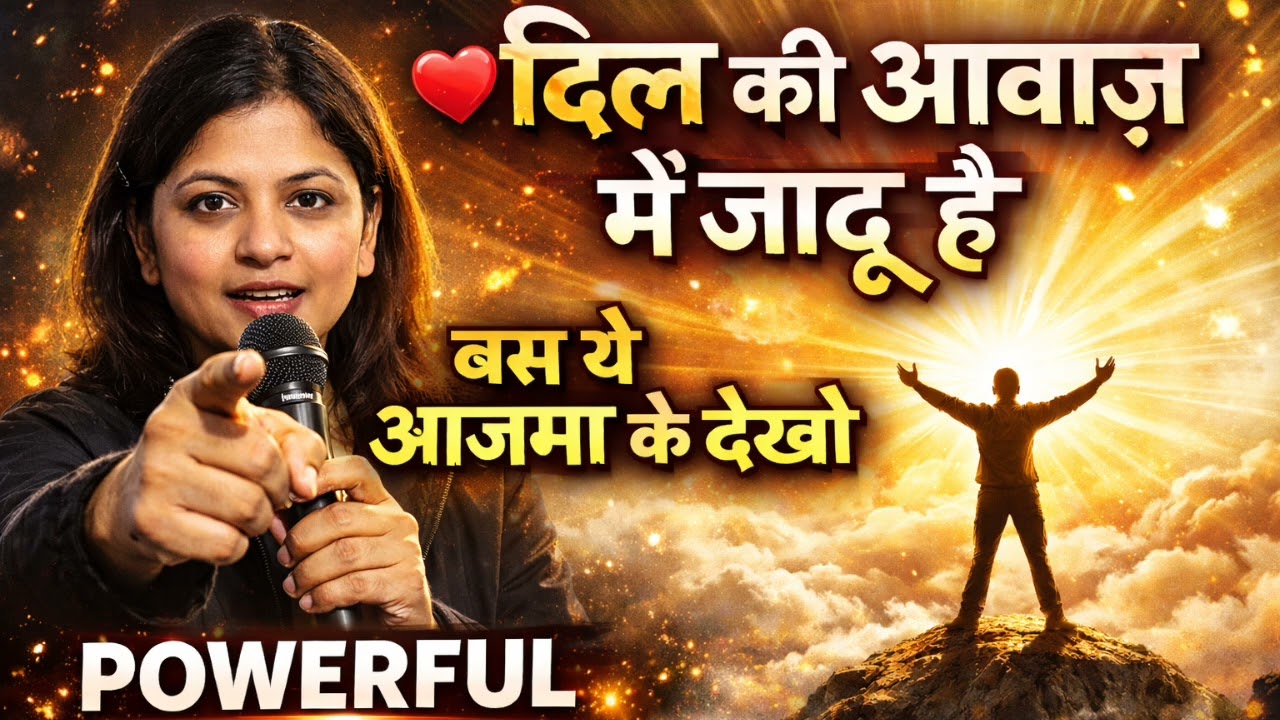 दिल की आवाज़ में है शक्ति -  जीवन बदलने वाली प्रेरणा Dil ki awaj Part 3 video 