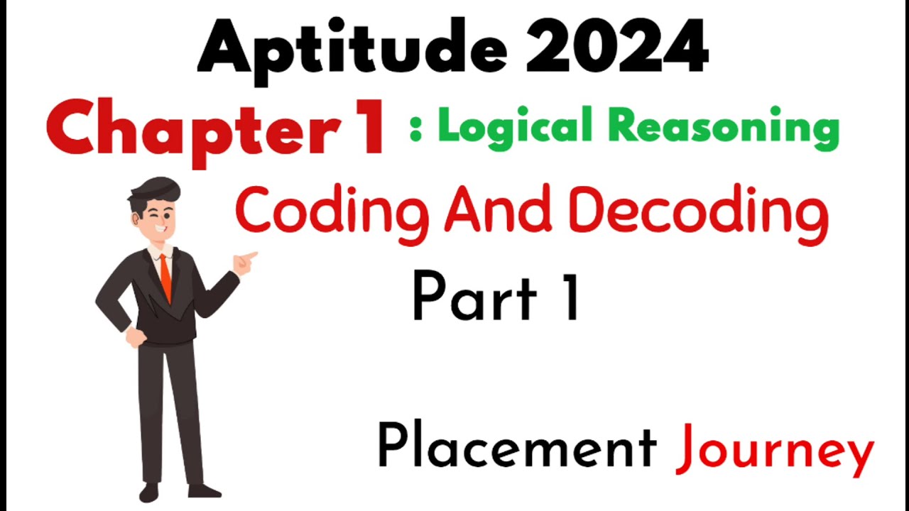 Coding and Decoding - part 1| chapter 1| Aptitude 2024