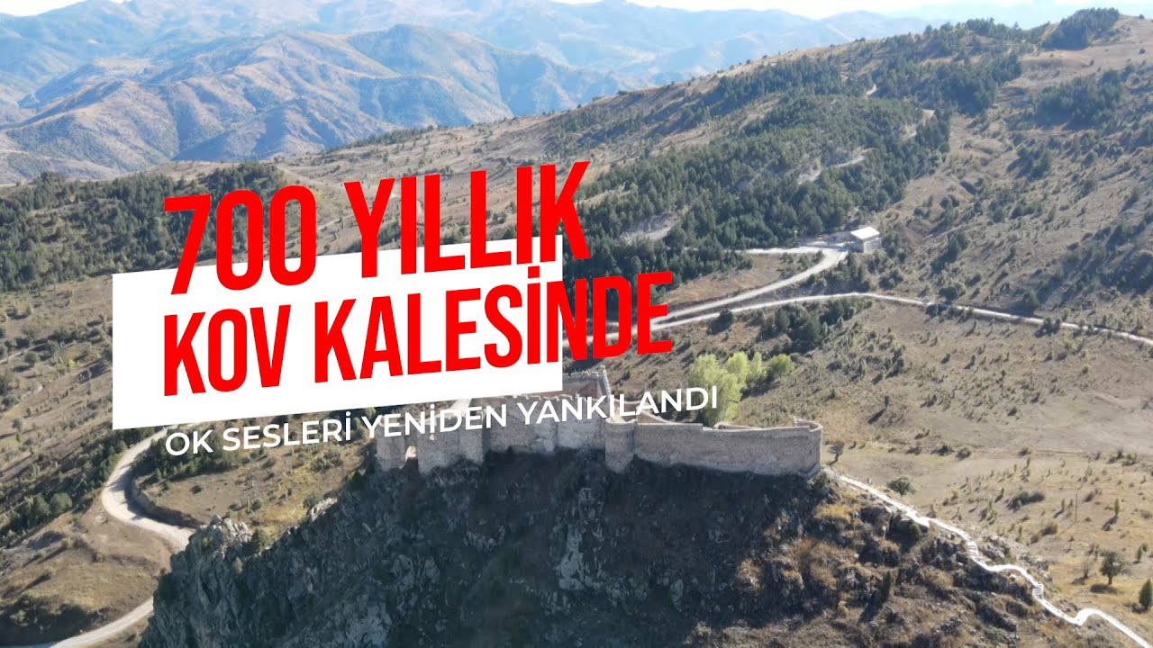 700 yıllık Kov Kalesi’nin duvarlarında yüzyıllar sonra ok sesleri yankılandı