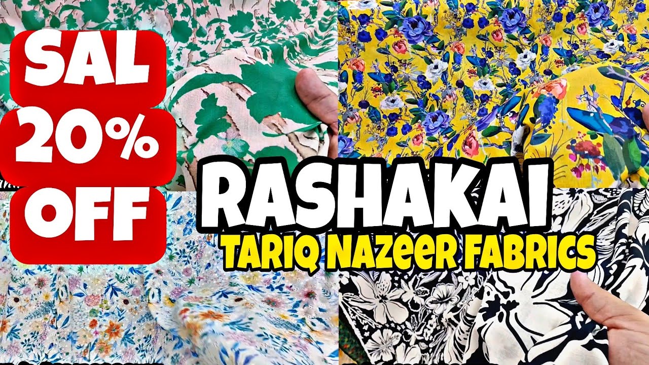 Tariq Nazeer Fabrics Rashakai #dress #fashion @ajlanvlogs74 