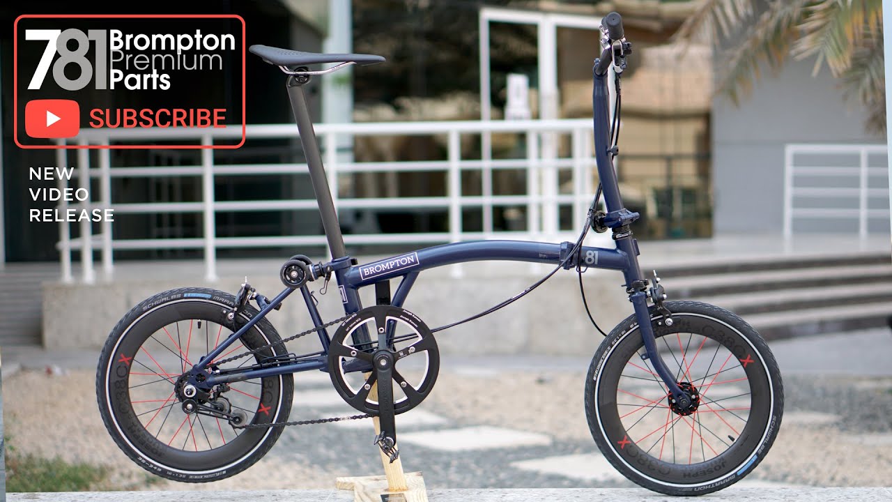 781 Project - JK X Carbon Wheelset for Brompton - Limited Edition JK wheels- 10 years Anniversary