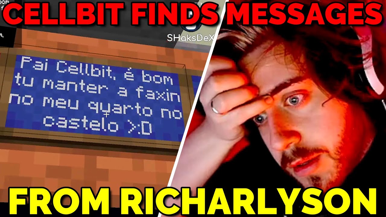 Cellbit & Baghera FIND MESSAGES FROM THEIR KIDS ON PURGATORY QSMP Minecraft