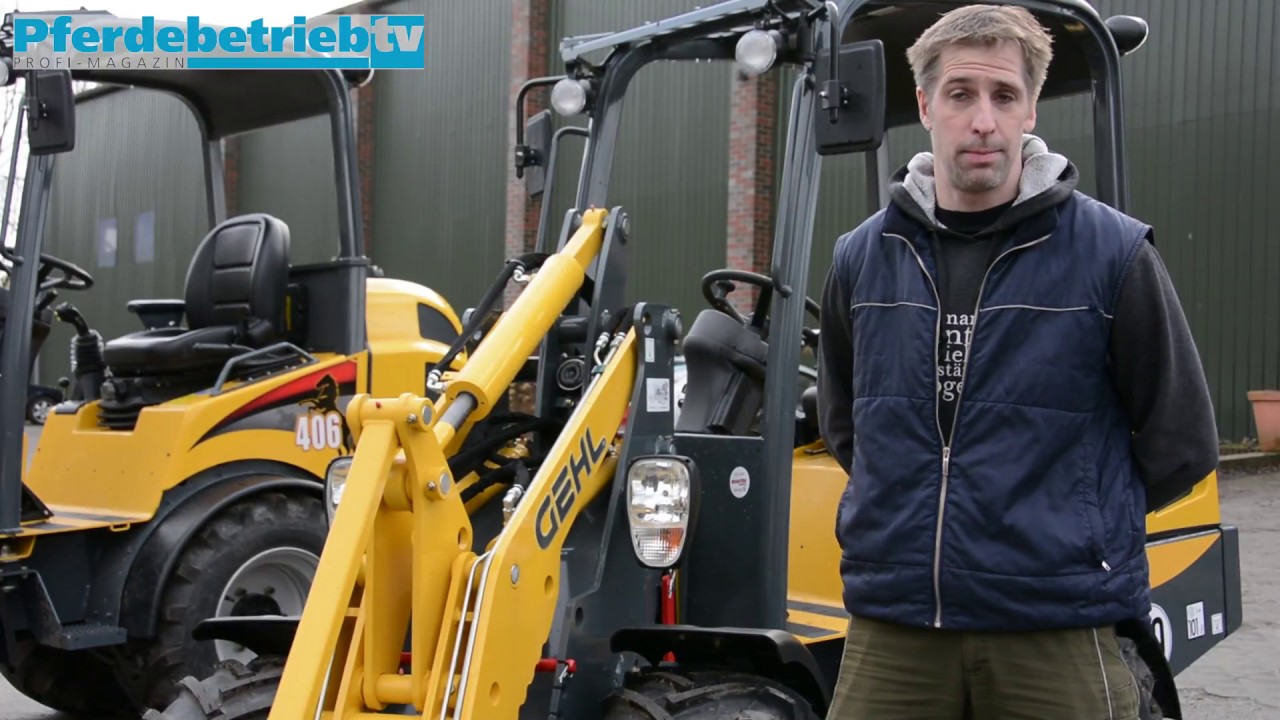 Hoflader Gehl 340 und Mustang 406 im Kurztest