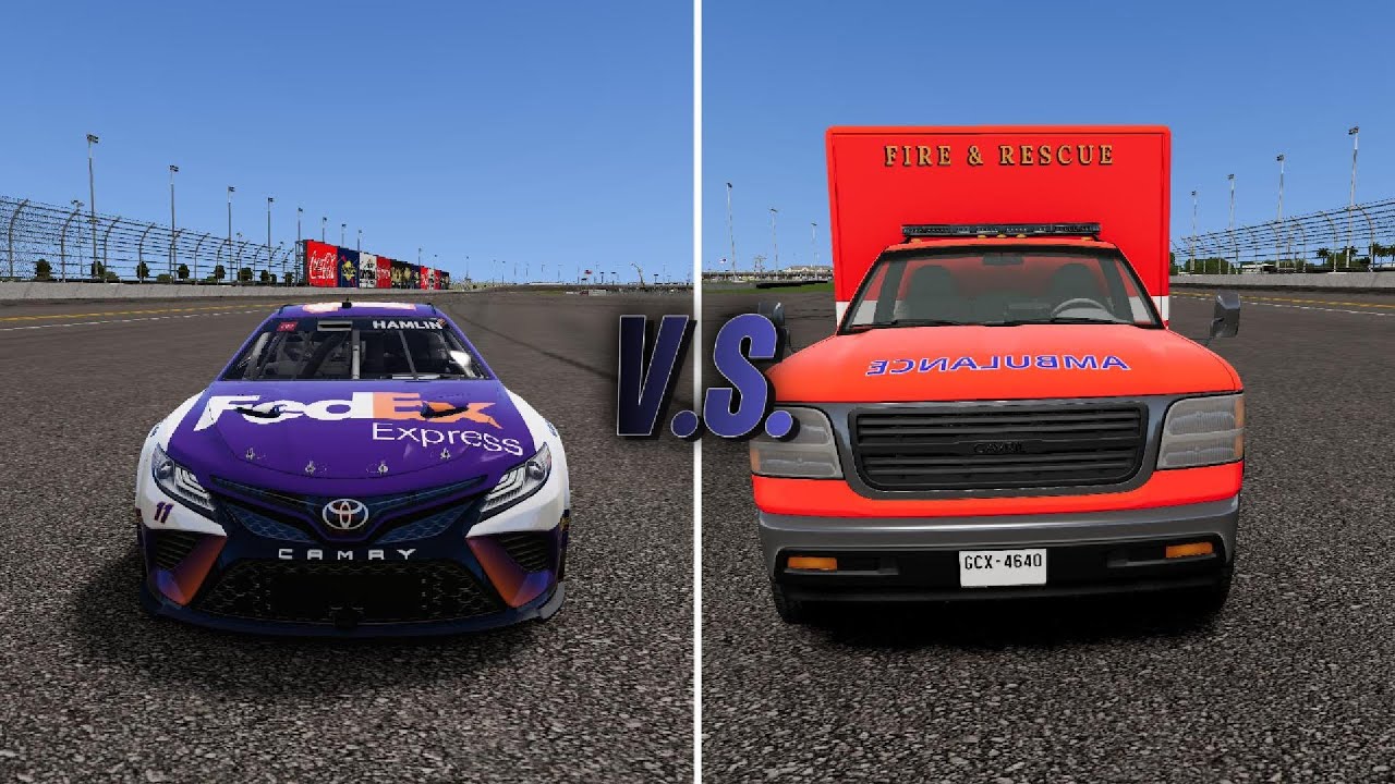 Beamng Drive Nascar Gen 7 single car crashes #3