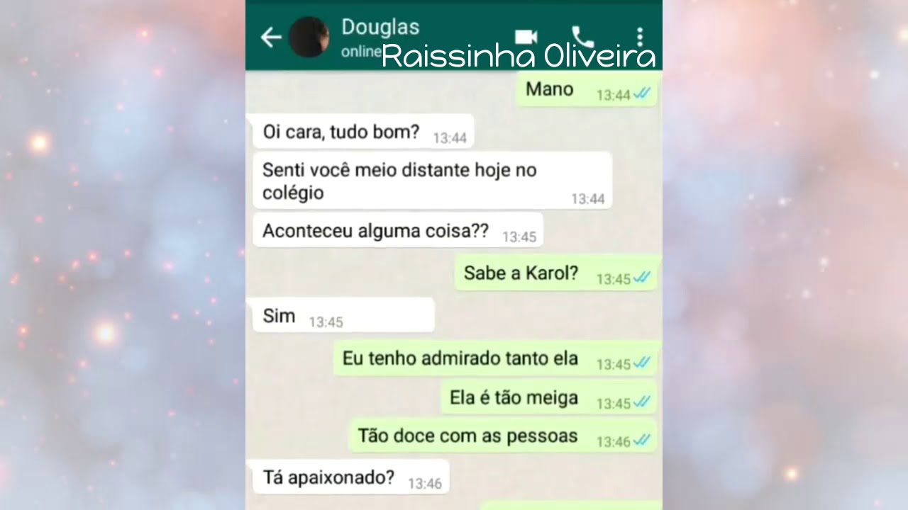AMOR NÃO CORRESPONDIDO - HISTÓRIAS DE WHATSAPP (PARTE 1)