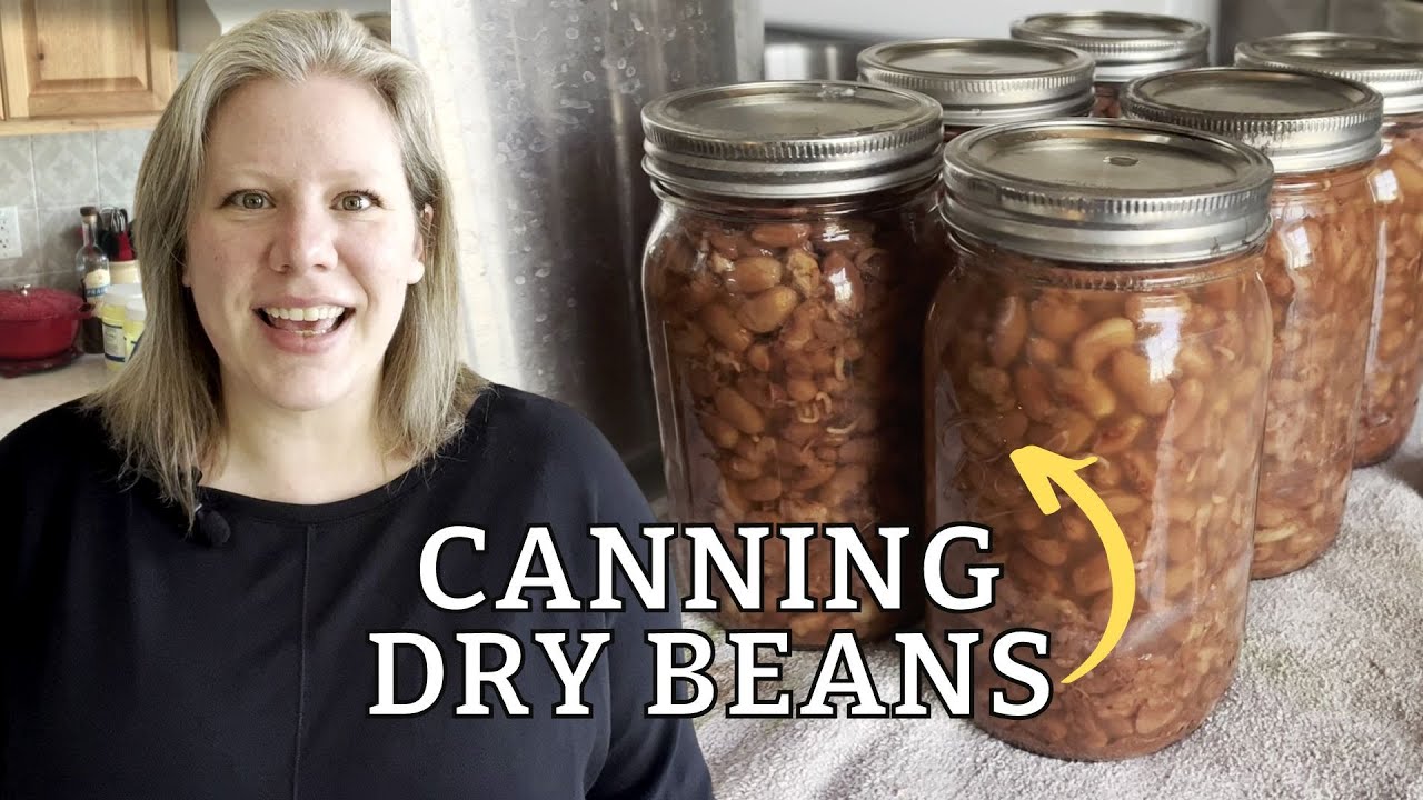 Safest Way to Pressure Can Dry Beans | Canuary Video