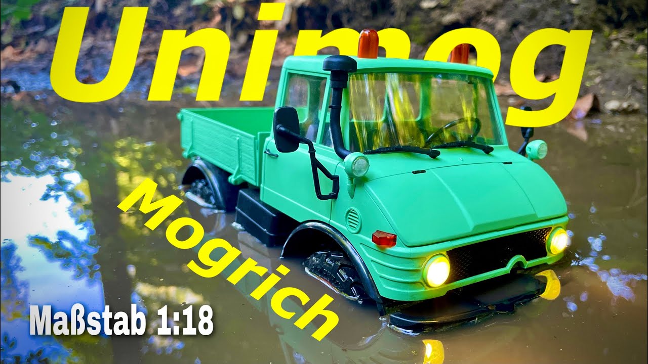 Unimog im Maßstab 1:18 geht baden | RocHobby Mogrich ohne Stern | Review