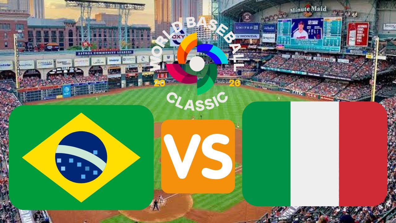 Brasil vs Italia : Clásico Mundial de Béisbol 2026 (PREVIA)