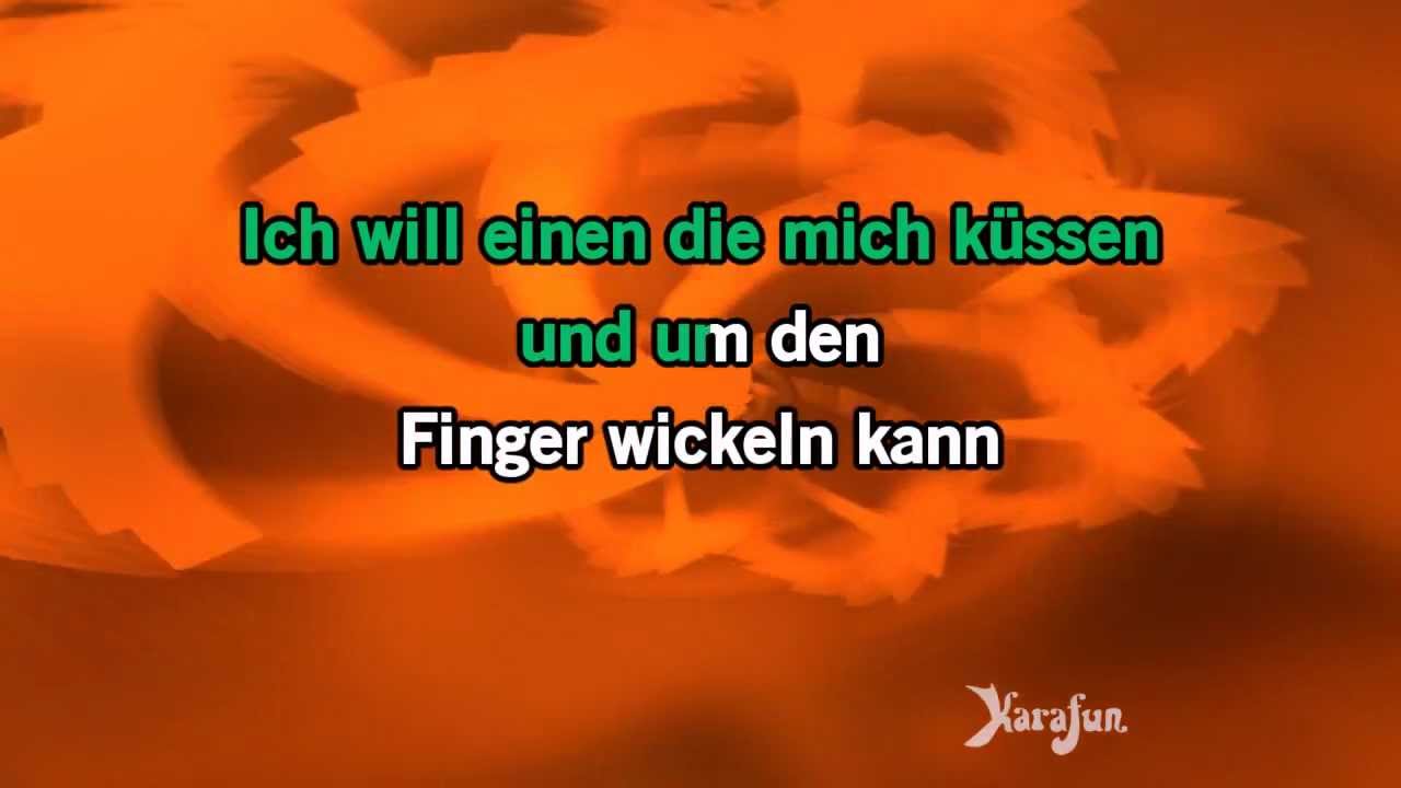 Karaoke Ich will keine schokolade - Trude Herr *