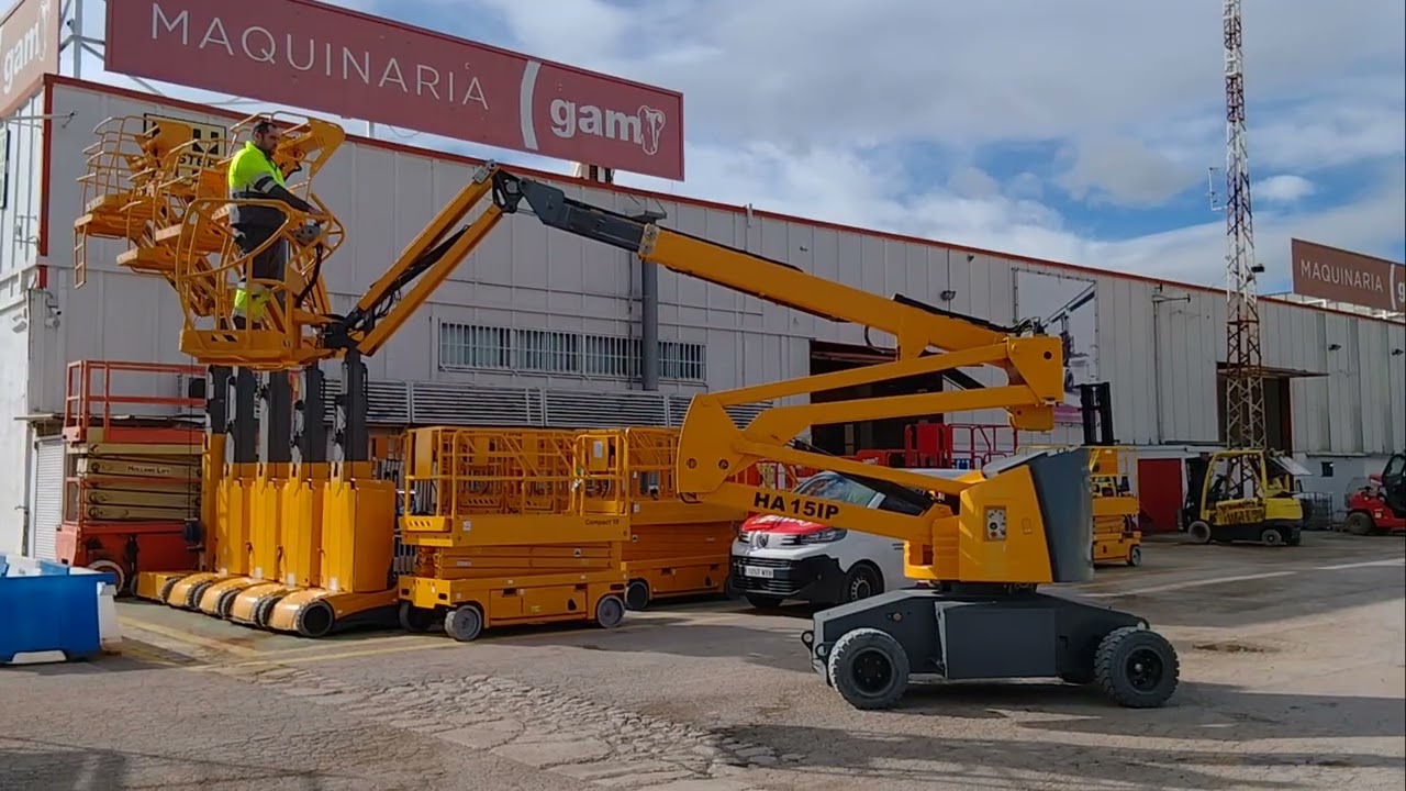 Plataforma articulada eléctrica HAULOTTE HA15IP