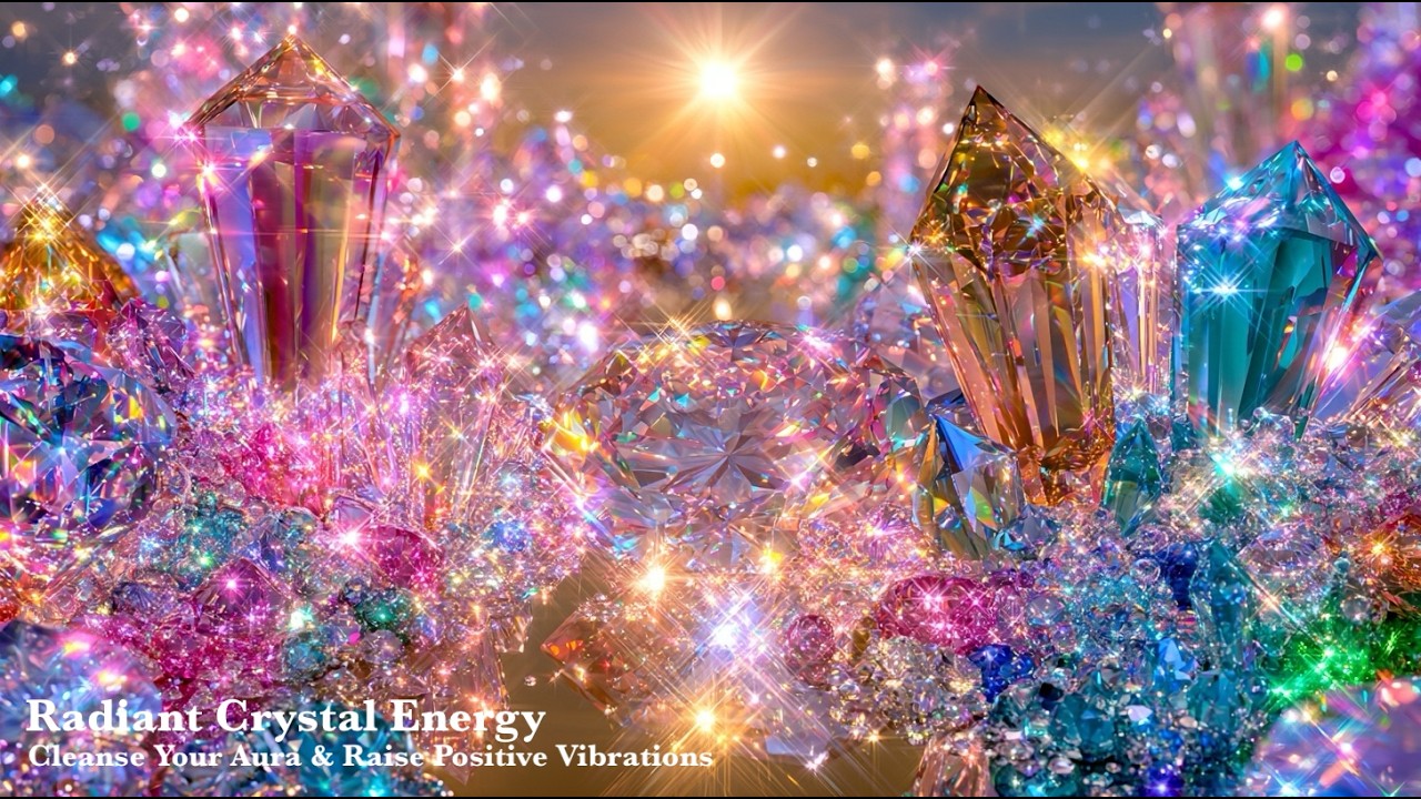 Radiant Crystal Energy 💎 Cleanse Your Aura & Raise Positive Vibrations
