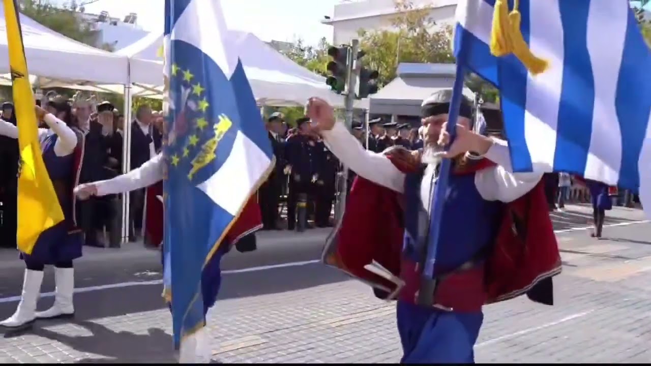 Λαμπρή Παρέλαση στο Ρέθυμνο για την Εθνική Επέτειο