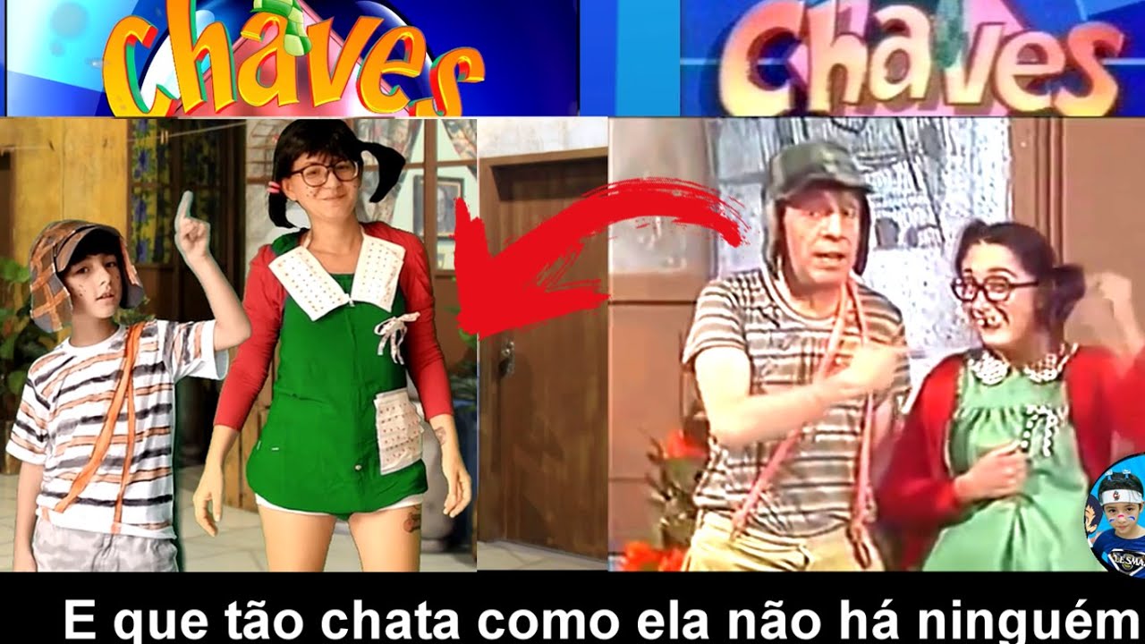 QUE BONITA A SUA ROUPA👕 COMPARANDO COM O ORIGINAL🎬 CLIPE MUSICAL🎥 NA VILA DO CHAVES🏠 COM A TURMA 🔑