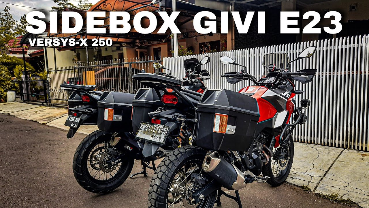 REVIEW SIDEBOX GIVI E23 | TERPASANG DI KAWASAKI VERSYS-X 250 TOURER
