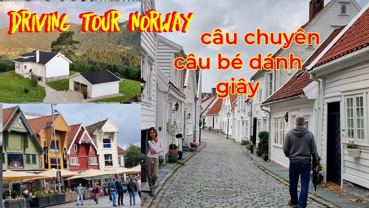 Driving tour norway, cau chuyen vau be danh giay. Review nơi toi sống nauy.