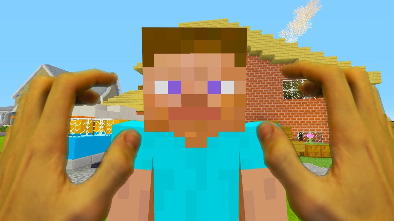 REALISTIC MINECRAFT - STEVE LONGEST DOG WALK