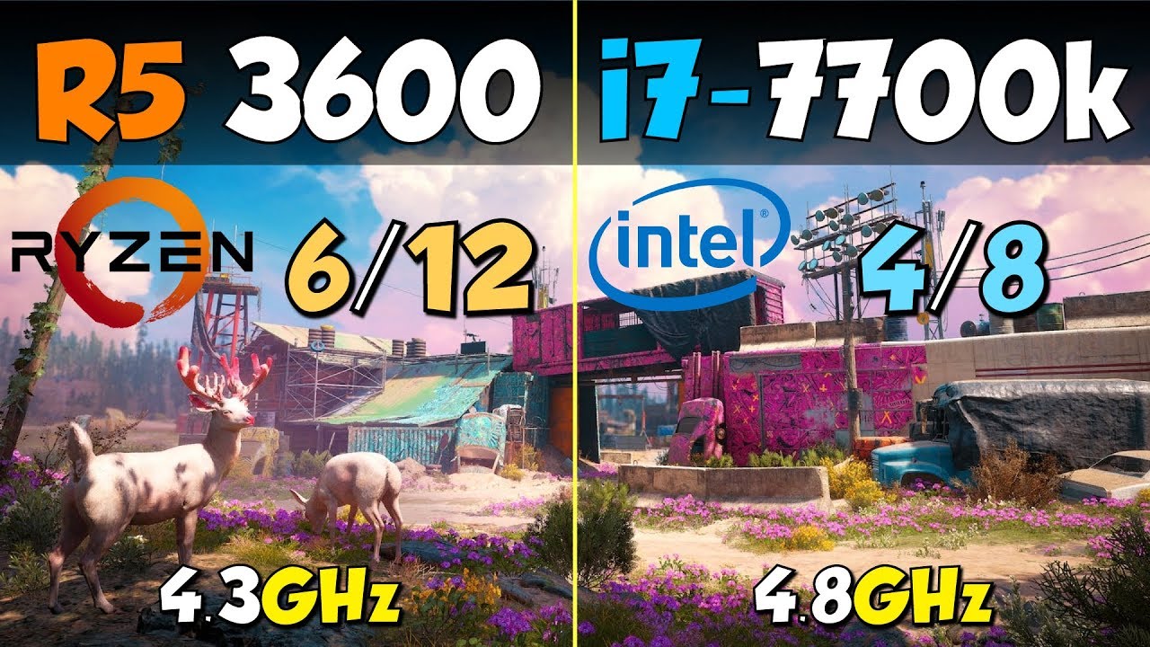 Ryzen 5 3600 vs. i7-7700K