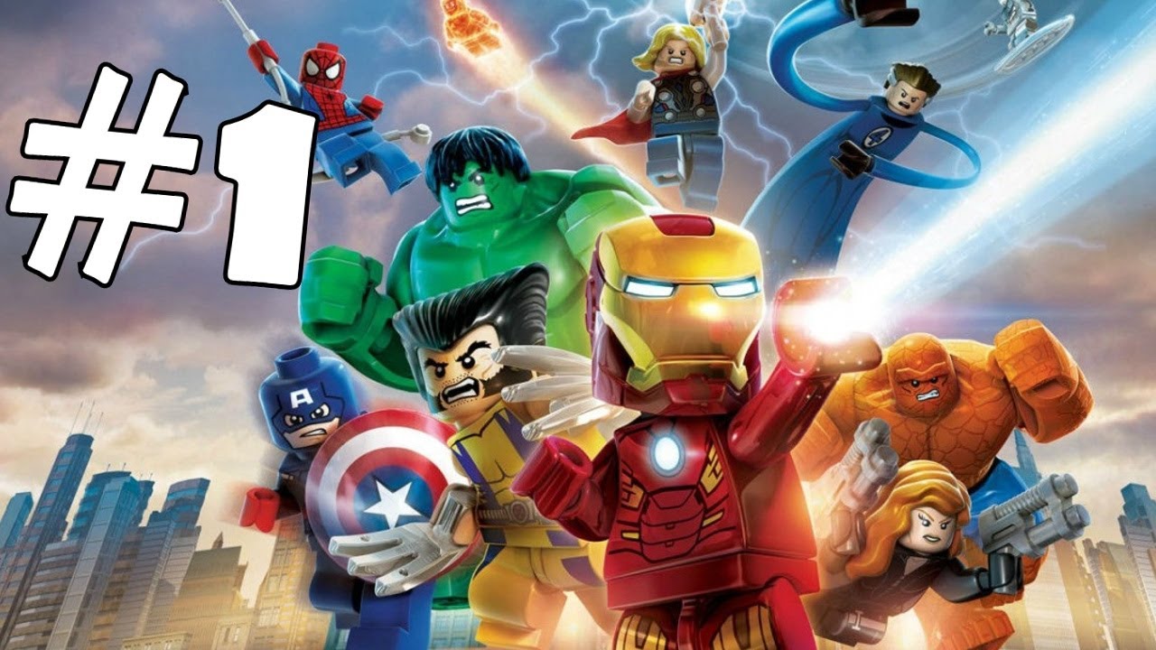 Прохождение игры Lego Marvel Super Heroes, часть 1, демонстрация игрового процесса, Let's Play, П...