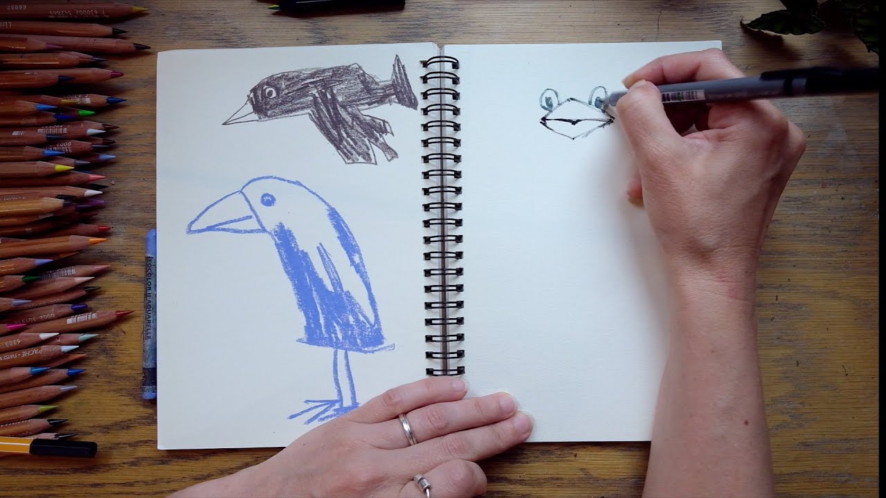 Your Ugly Art Holds Secrets ✨ Drawing Ugly Birds & Listening to What They Have to Say