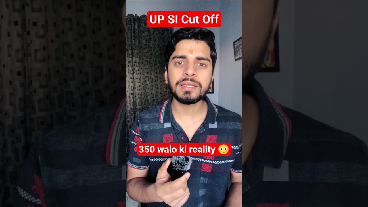 UP SI cut off and exam level | Physical ke liye cut off | Normalisation in UP SI #upsi