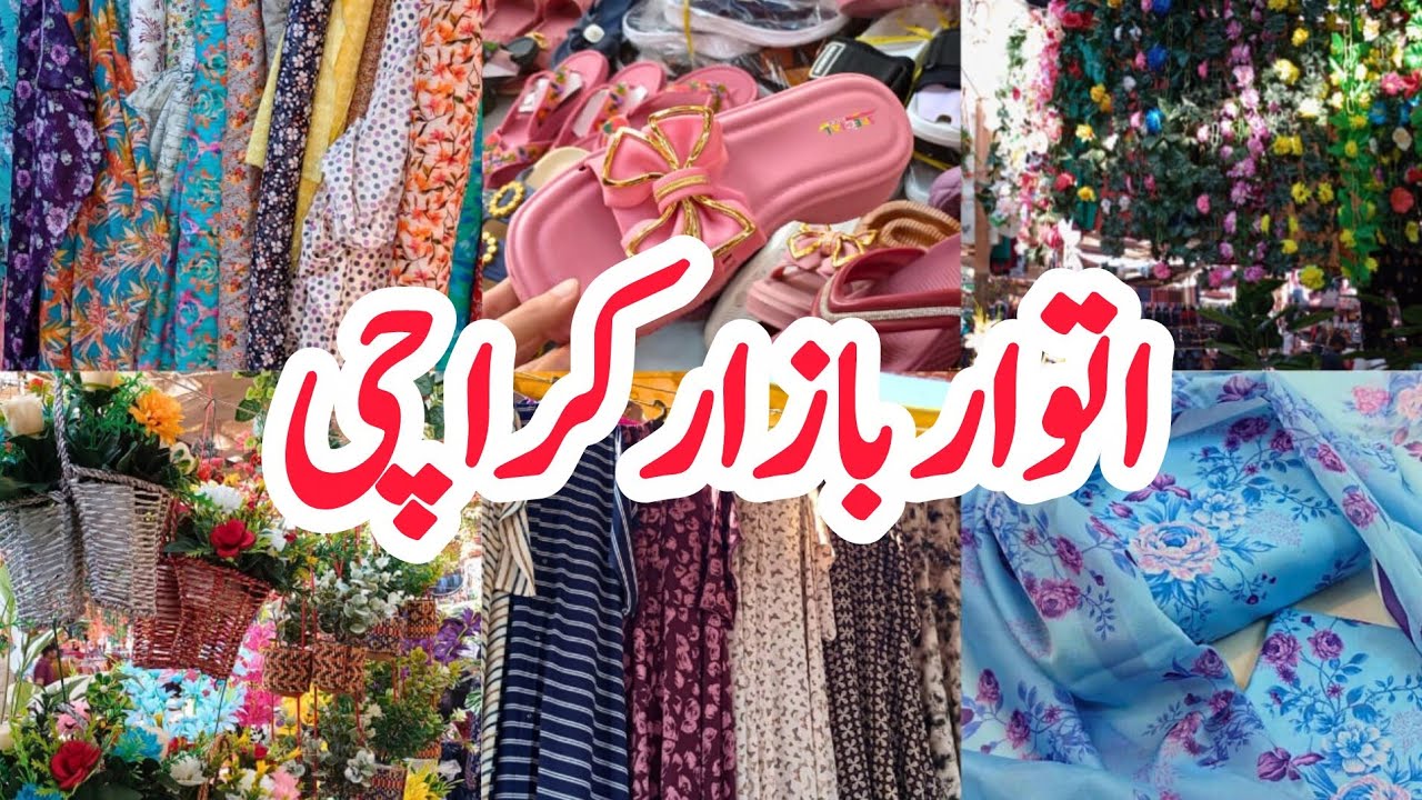 Itwar Bazaar Karachi | Affordable Lawn, Net Dresses | Bags & Flats Eshi Vlogs