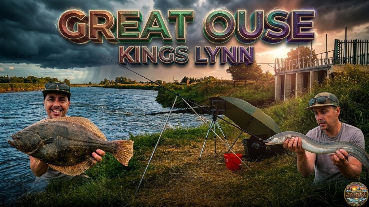 NEW SPOT SUCCESS! 🎣 | River Great Ouse Eau Bank | Kings Lynn River Fishing UK