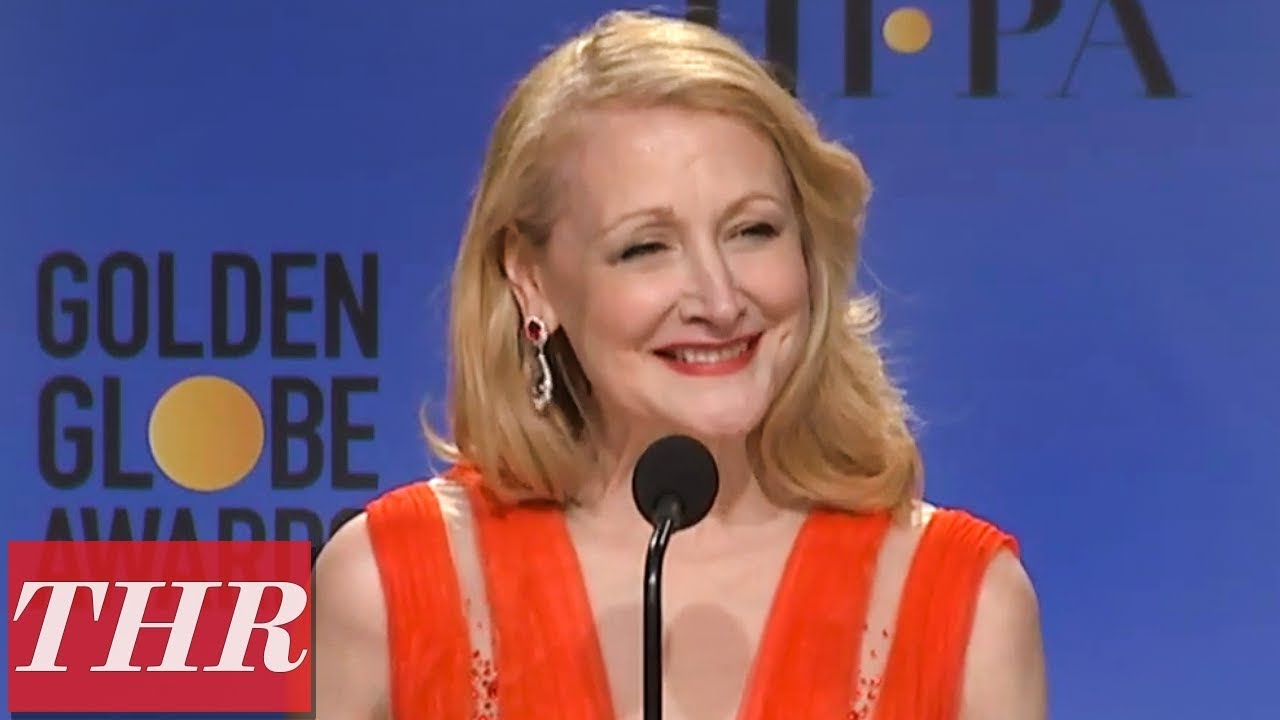 Golden Globes Winner Patricia Clarkson Full Press Room Speech | THR