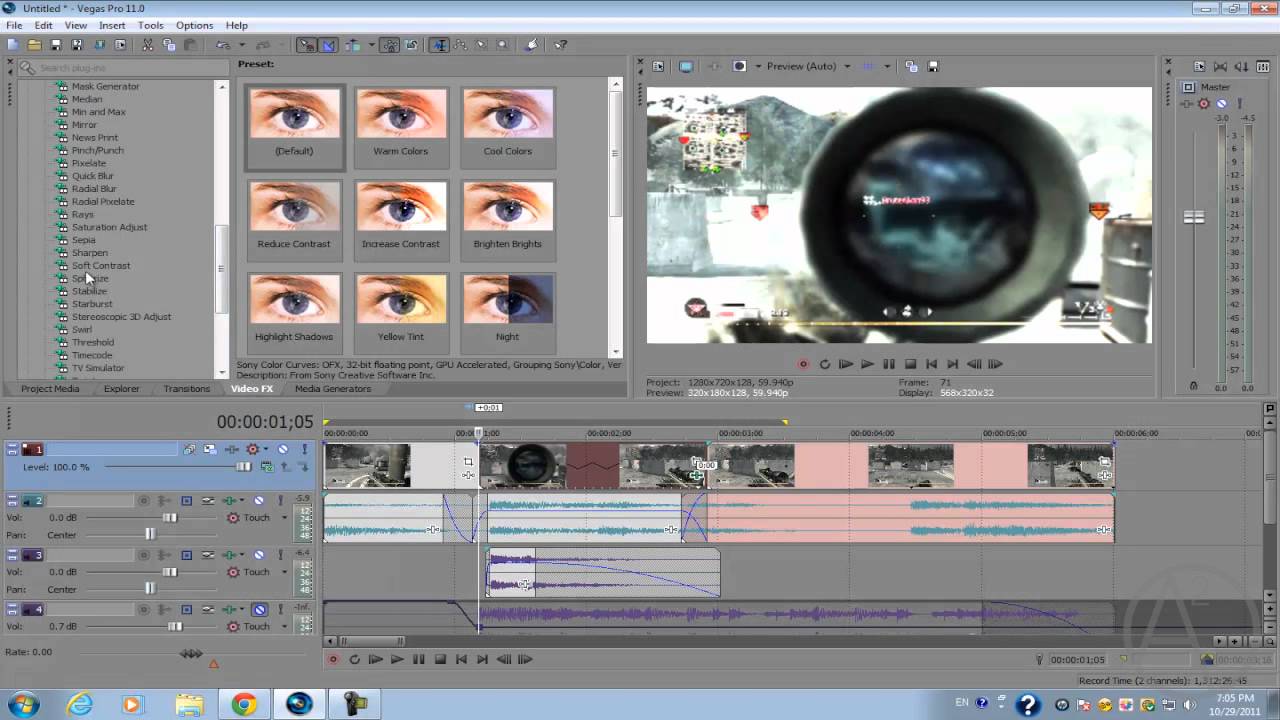 Sony Vegas Pro 11: Call of Duty Montage Burst Effect