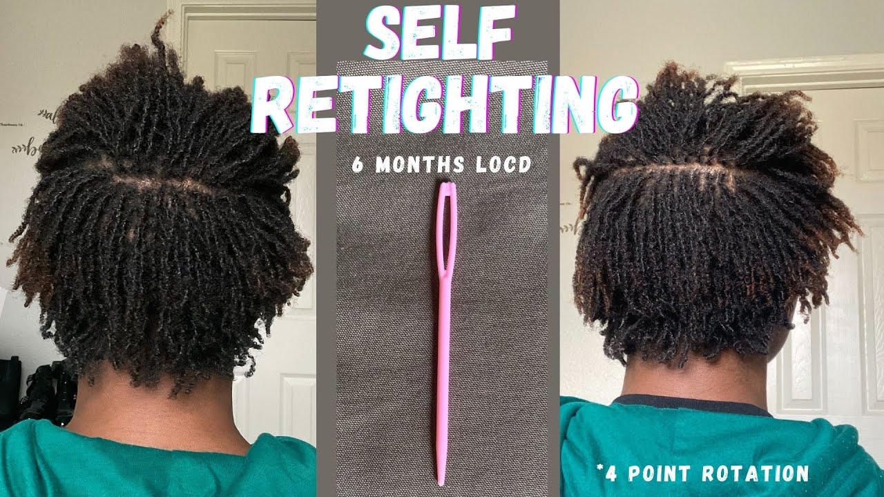 How To Retie: 4-point Interlocking Rotation| 6 Month Microlocs