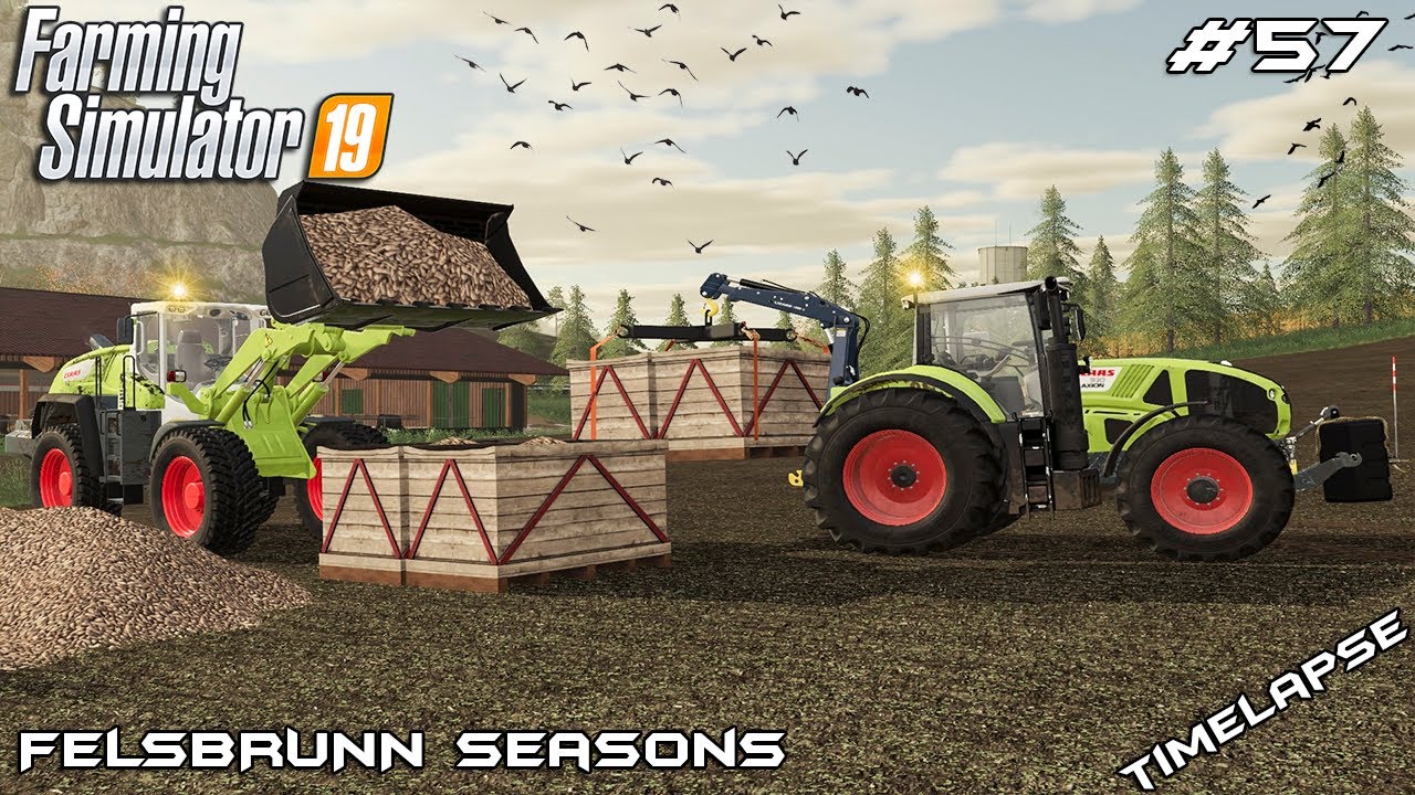 Harvesting sugar beet | Animals on Felsbrunn Seasons | Farming Simulator 19 | Episode 57