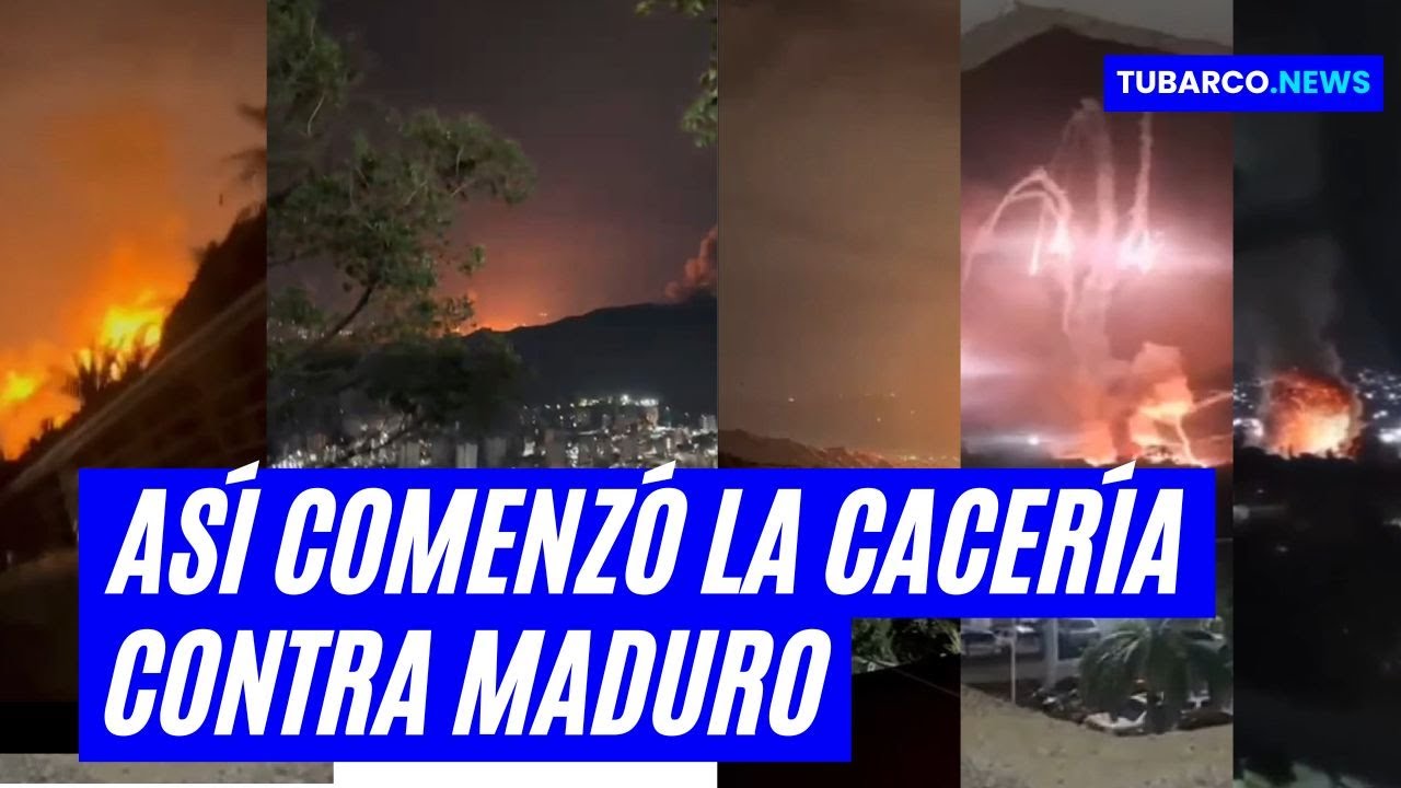 &iquest;Caracas fue atacada? Explosiones y videos ciudadanos en varios puntos de la capital.