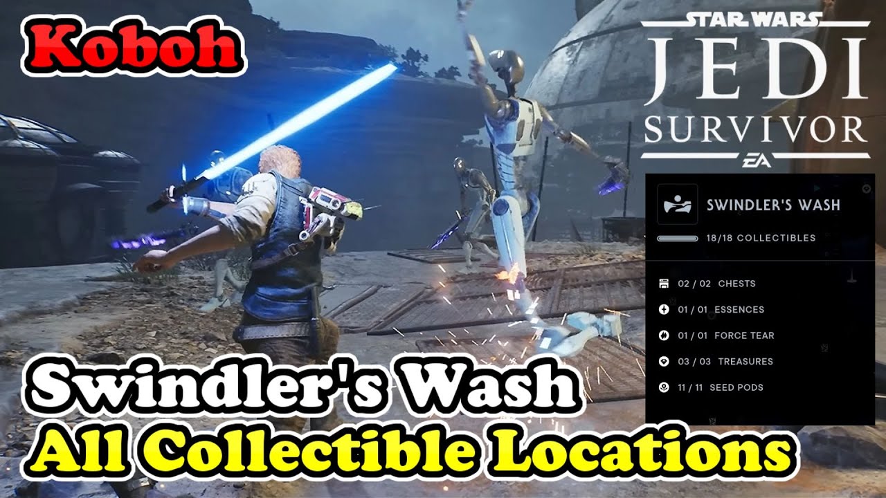 Swindler's Wash All Collectible Locations Star Wars Jedi Survivor (Koboh Collectible Guide)