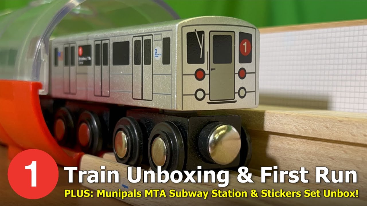 Munipals MTA 1 Train unboxing & first run R62!