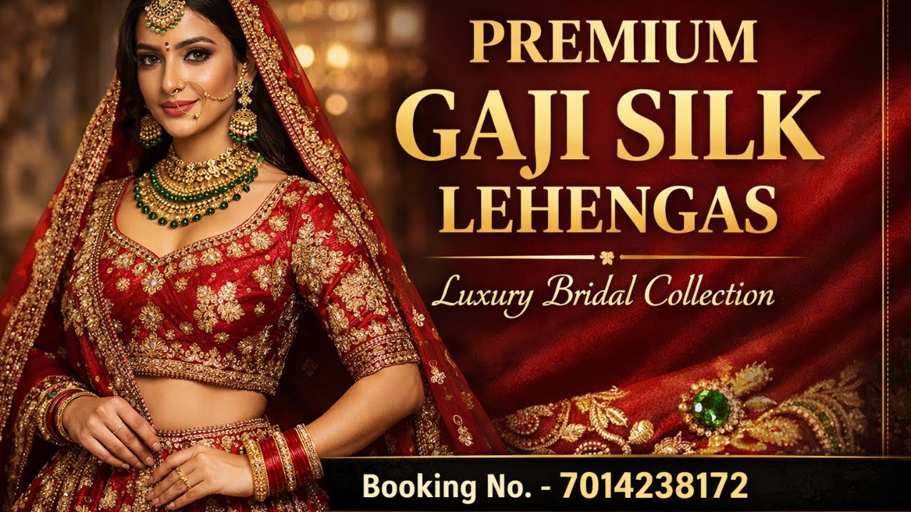 Premium Gaji silk lehengas  | Booking No.- 7014238172
