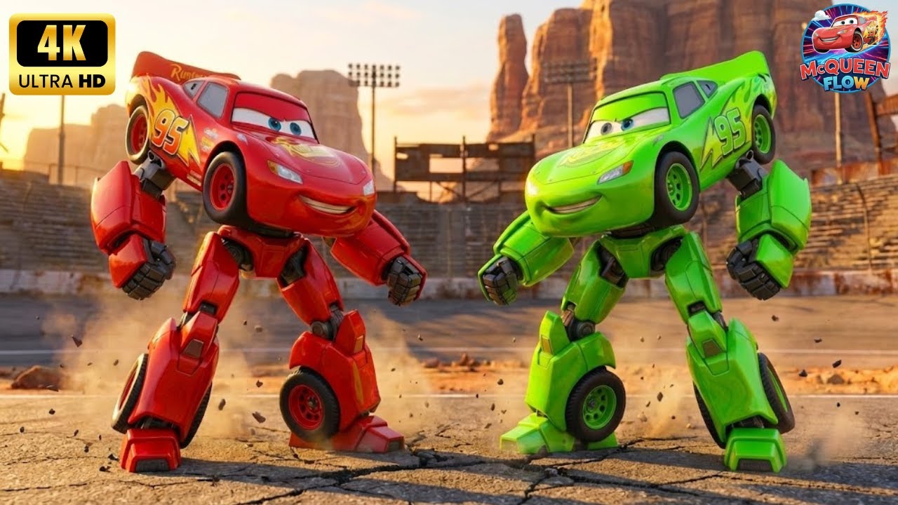 McQueen Mech Faces His Green TWIN... (You Won't Believe The Winner) 🚨