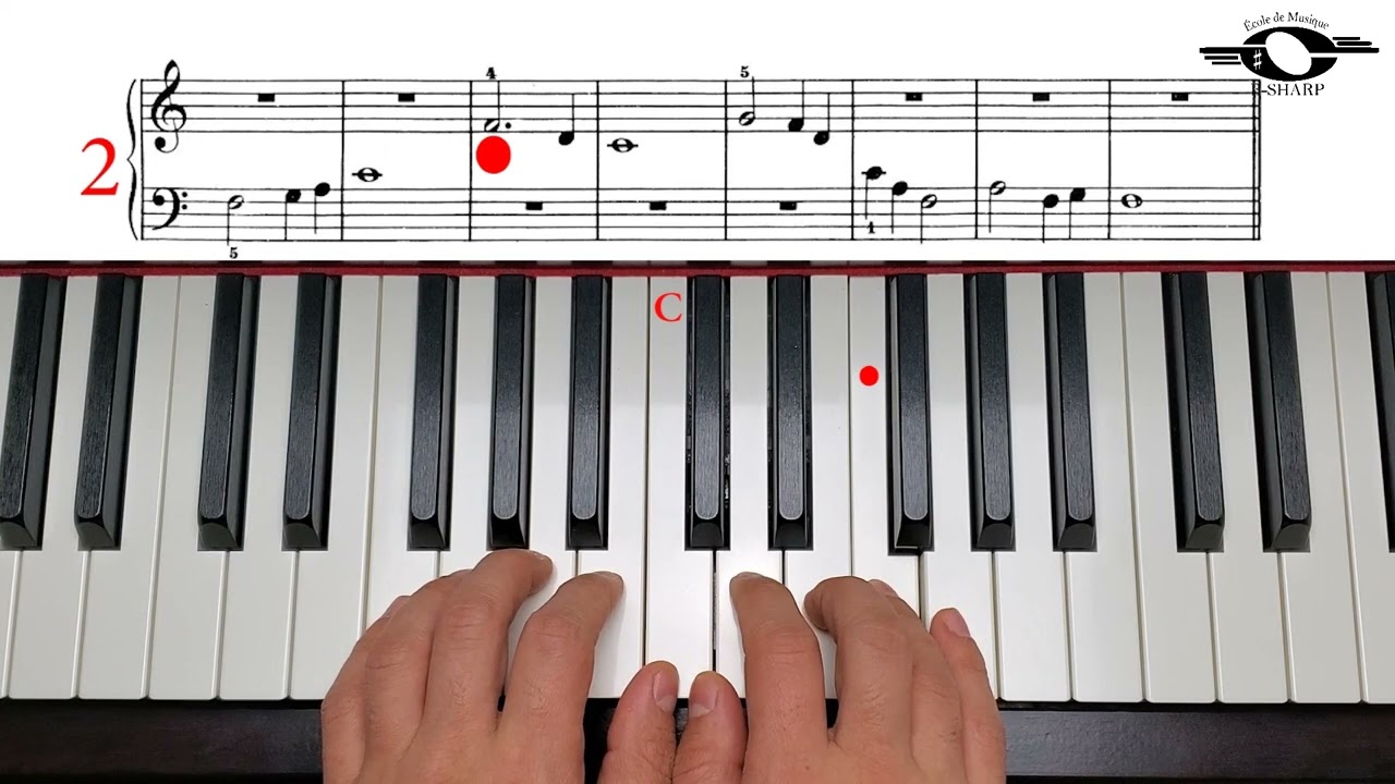 School Days, Moderate version, John Thompson`s easiest piano course, Book 2