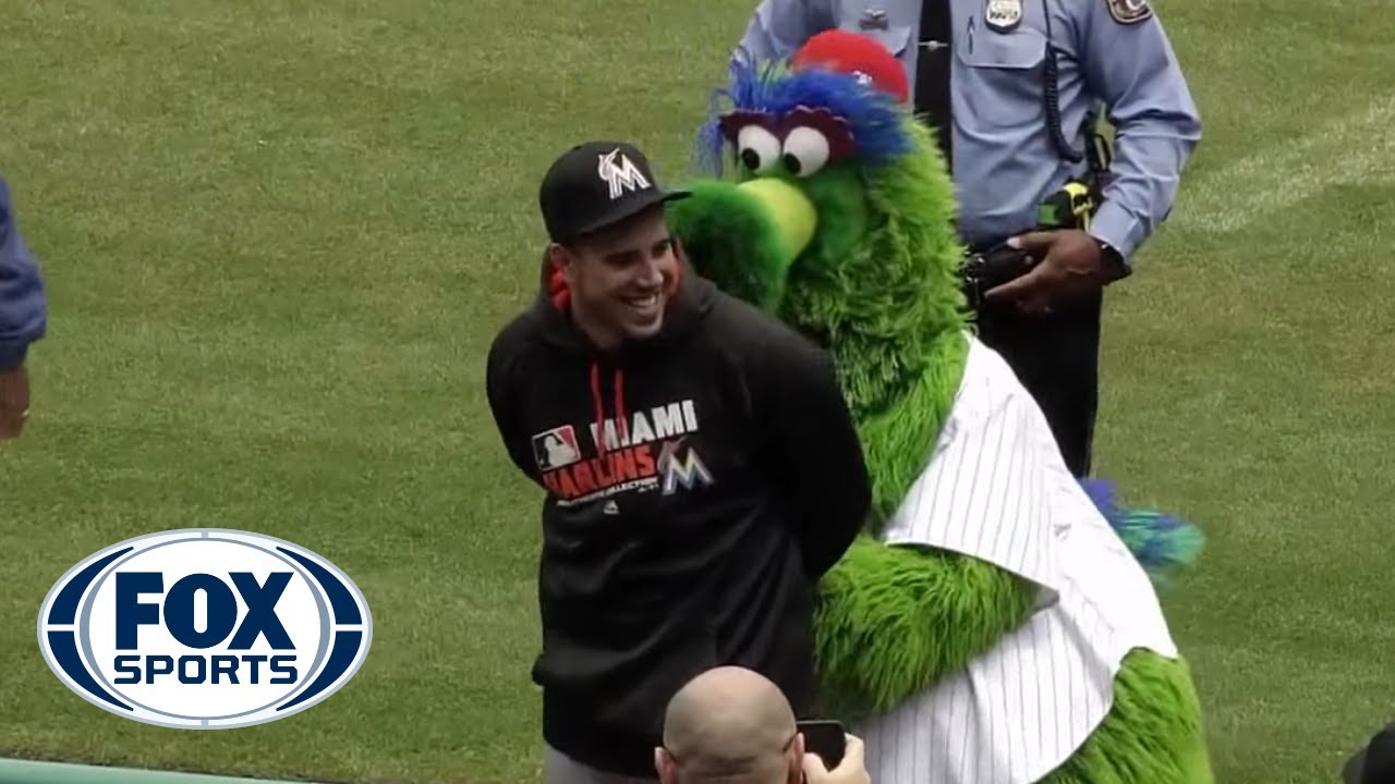 The Phillie Phanatic arrested Jose Fernandez