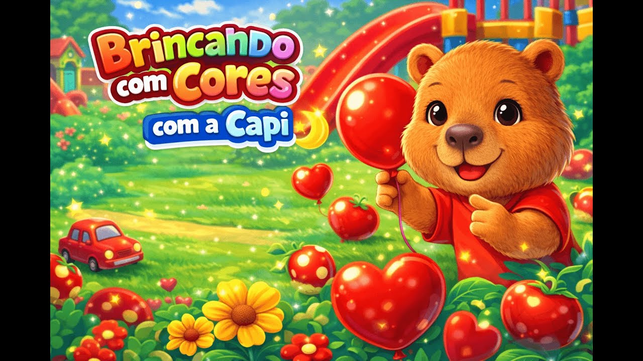 Brincando com Cores com a Capi | Música Infantil Educativa