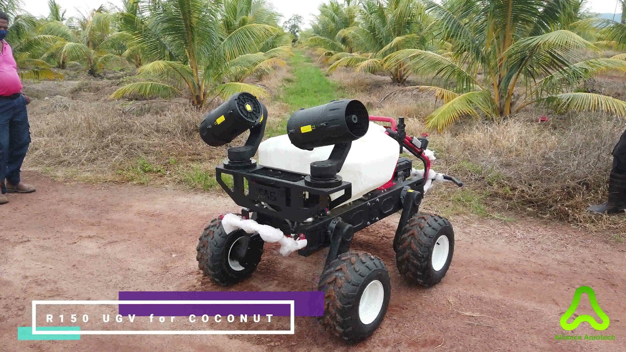 XAG - R150 UGV Coconut Spraying