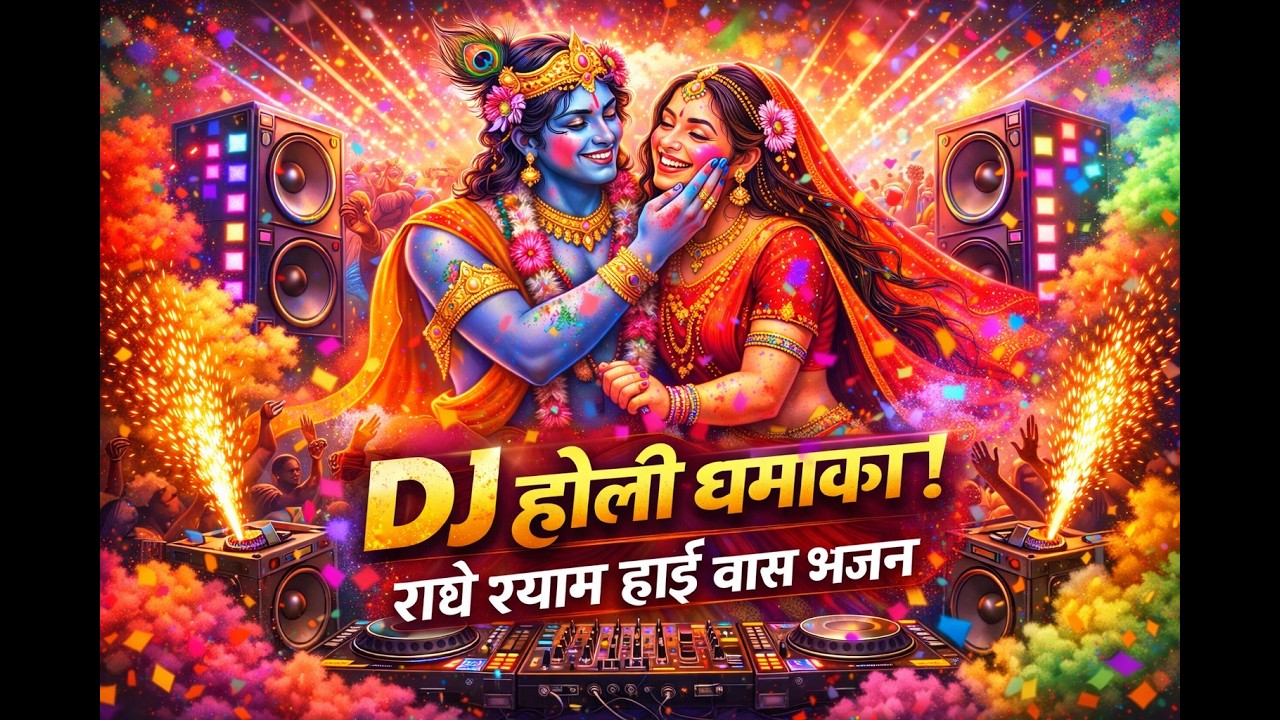 होली में नाचेगा ब्रज सारा 🔥 | DJ राधे श्याम Shorts 🌈