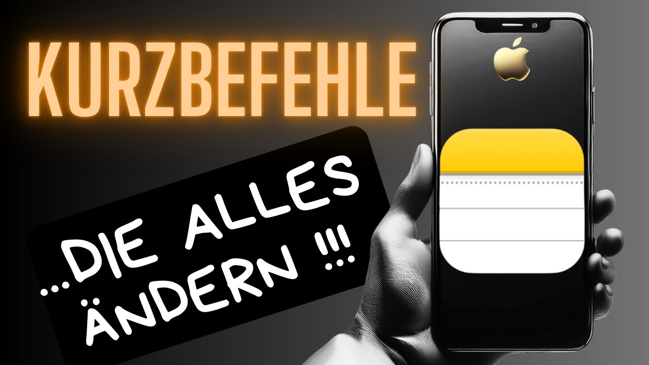 DEIN 2. GEHIRN - Die 2 besten Kurzbefehle f&uuml;rs iPhone : Notizen-App - So geht&rsquo;s!