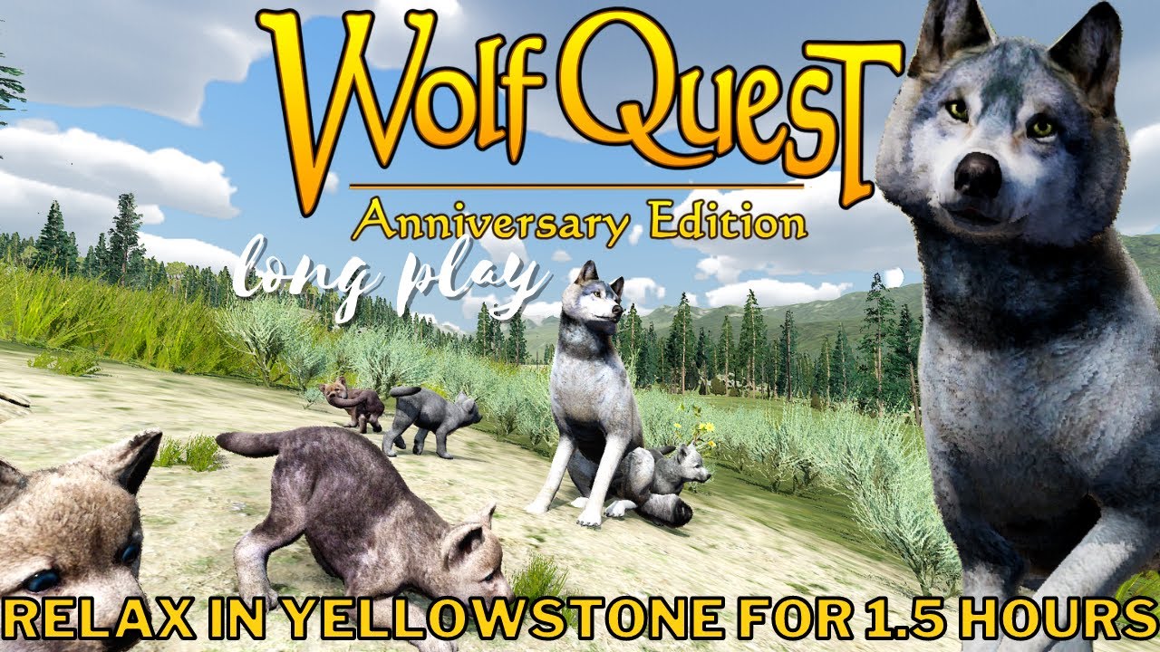 WolfQuest Longplay - Peaceful Exploration, Puppy Raising Gameplay (No Commentary)